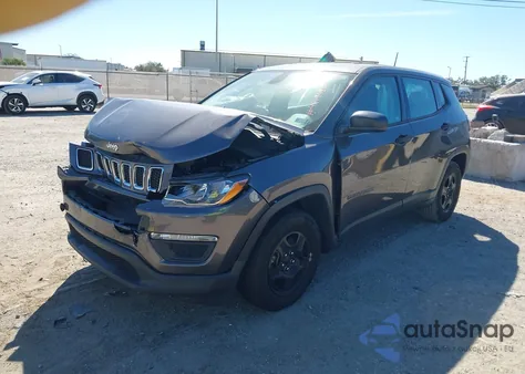 2019 Jeep Compass Sport Fwd z USA, uszkodzony, nr VIN 3C4NJCAB8KT809675